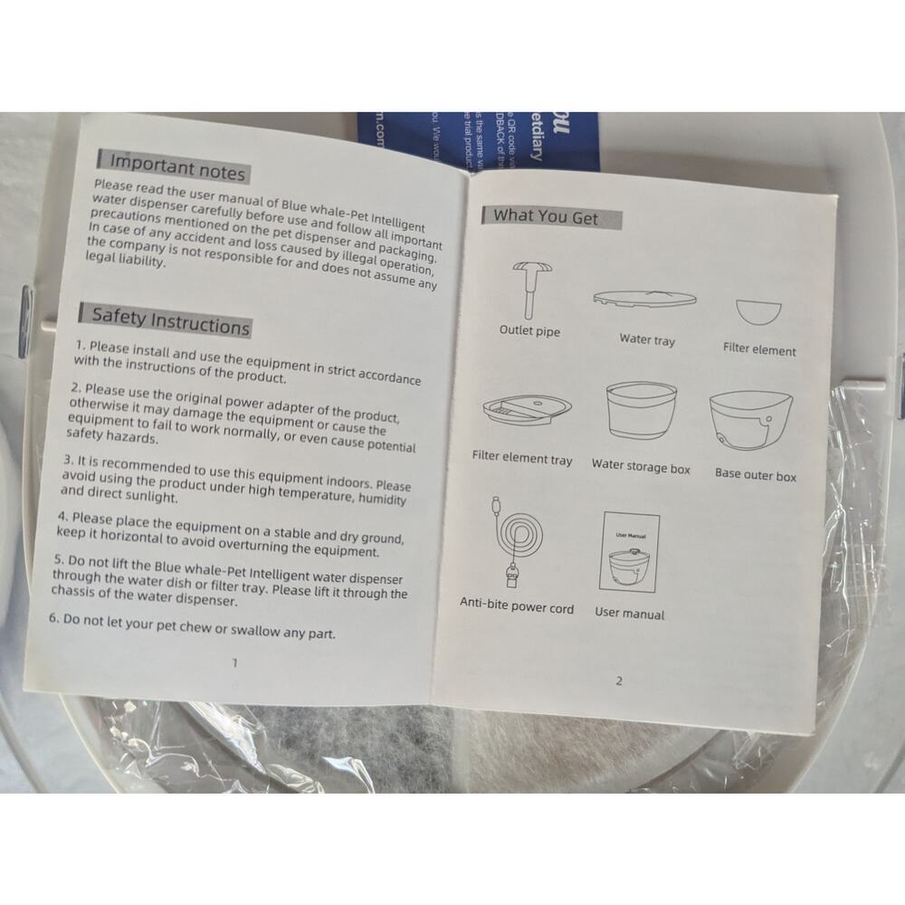 Petdiary Pet Water Fountain New For Cats Or Dogs - Picture 10 of 16